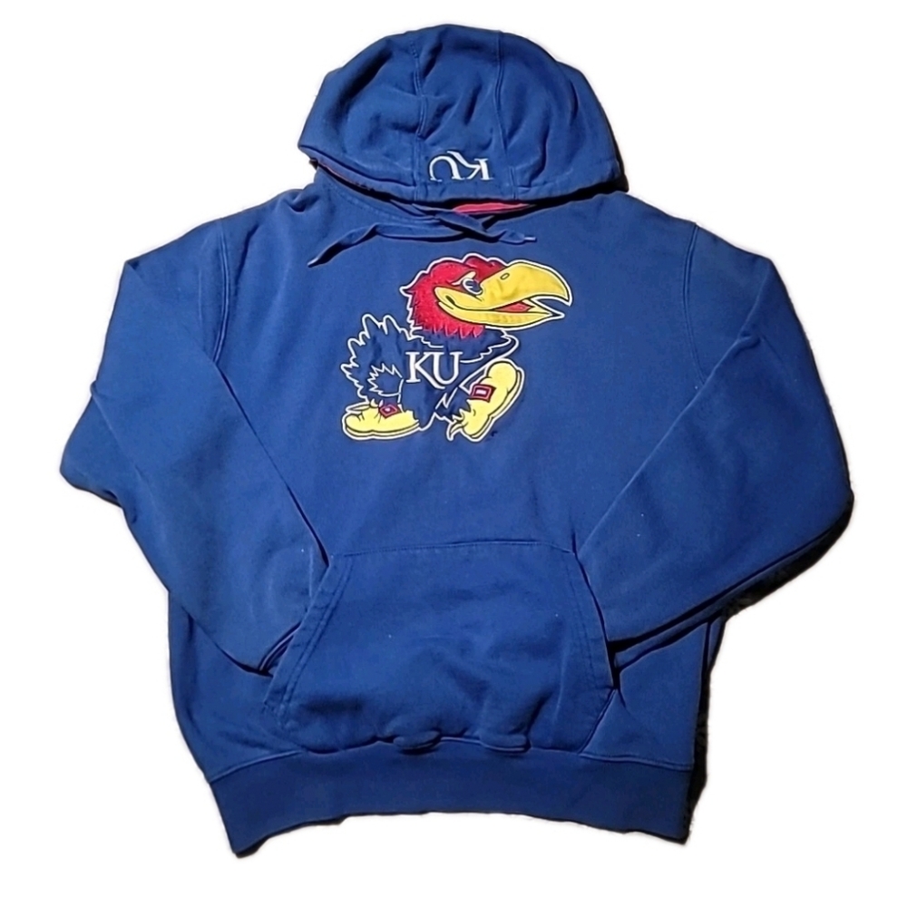 University Of Kansas Jayhawks Pullover Hoodie Embroidered